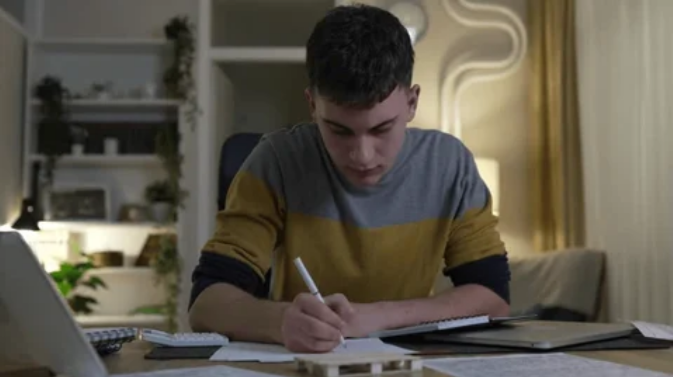 Aluna em vídeo (câmara web)